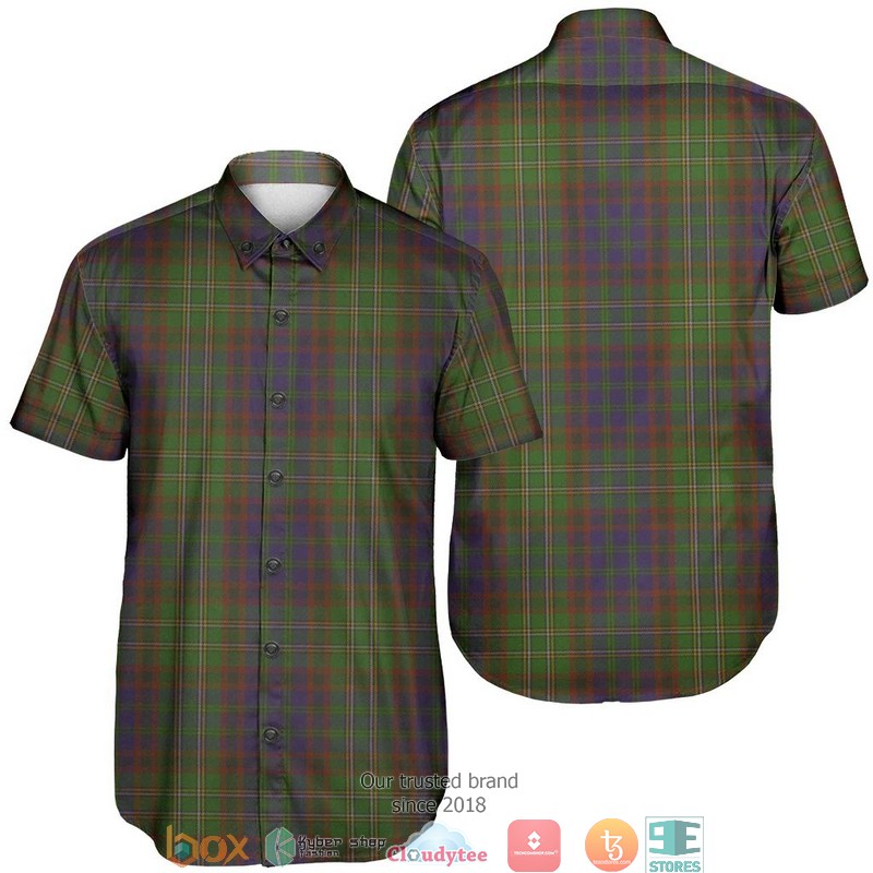 Cunningham Hunting Modern Tartan Short Sleeve Hawaiian Shirt