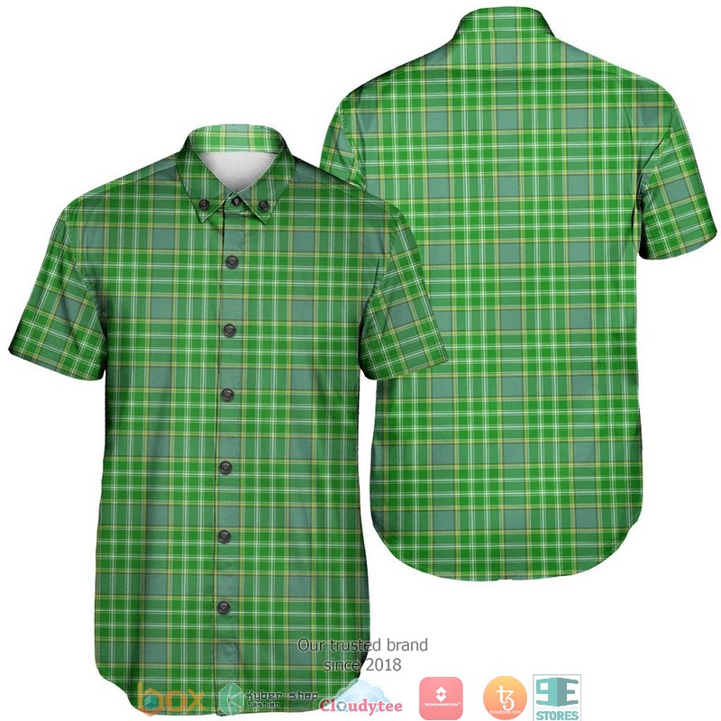 Currie Tartan Short Sleeve Hawaiian Shirt