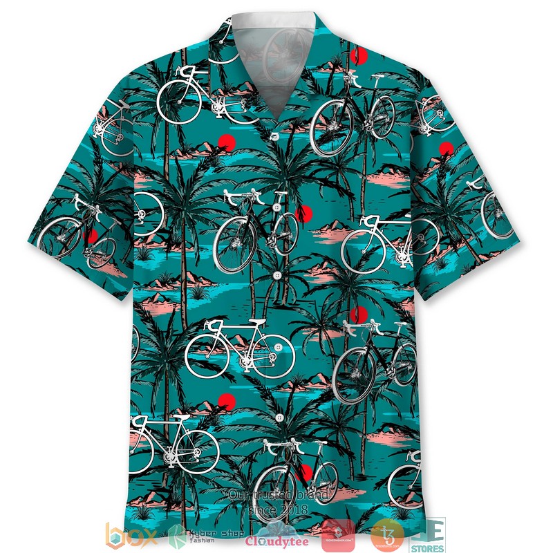 Cycling Vintage Hawaiian Shirt