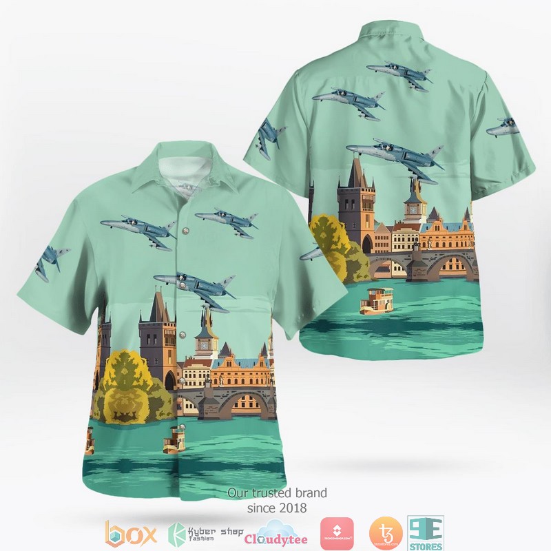 Czech Air Force Aero 159A Alca Hawaiian Shirt