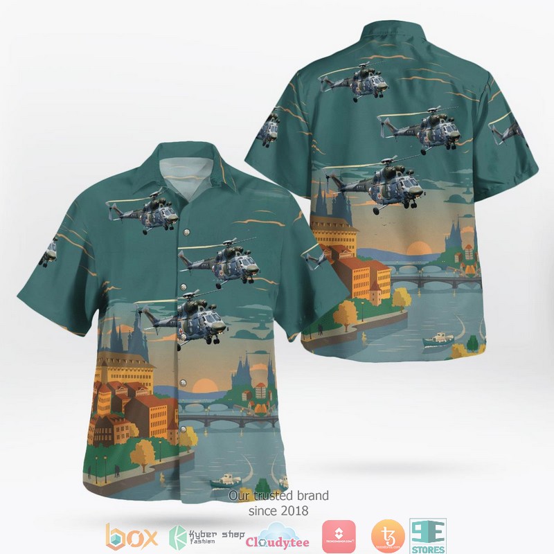 Czech Air Force Pzl W 3A Hawaiian Shirt