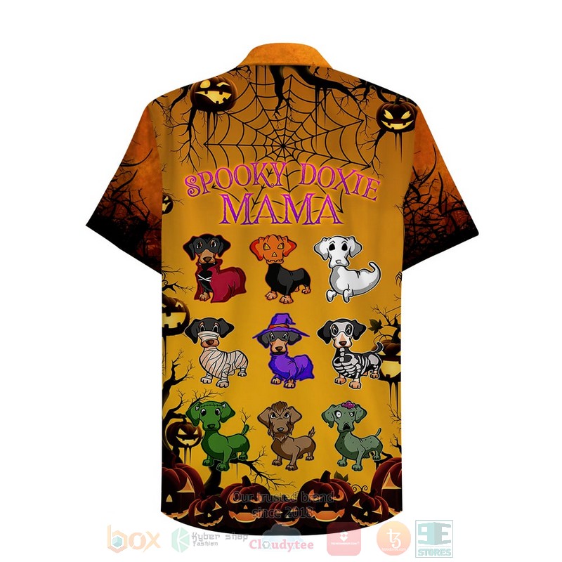 Dachshund Spooky Doxie Mama Hawaiian Shirt