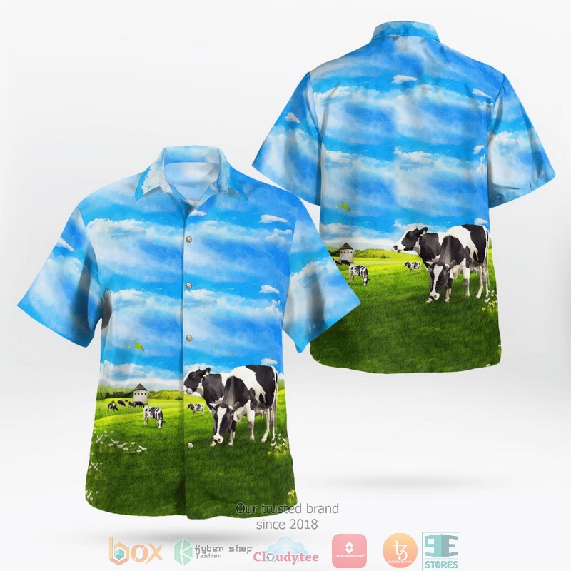 Dairy Cattle Cow Hawaiian Shirt