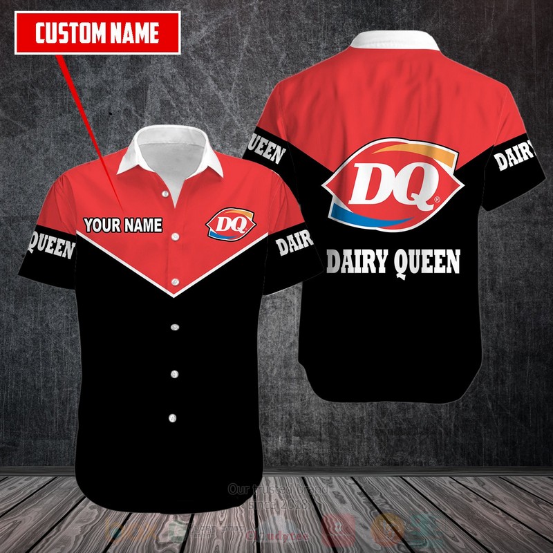 Dairy Queen Custom Name Hawaiian Shirt