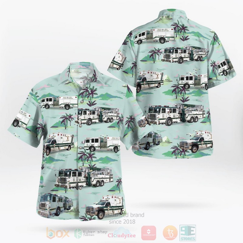 Dale City Volunteer Fire Department Hawaiian Shirt