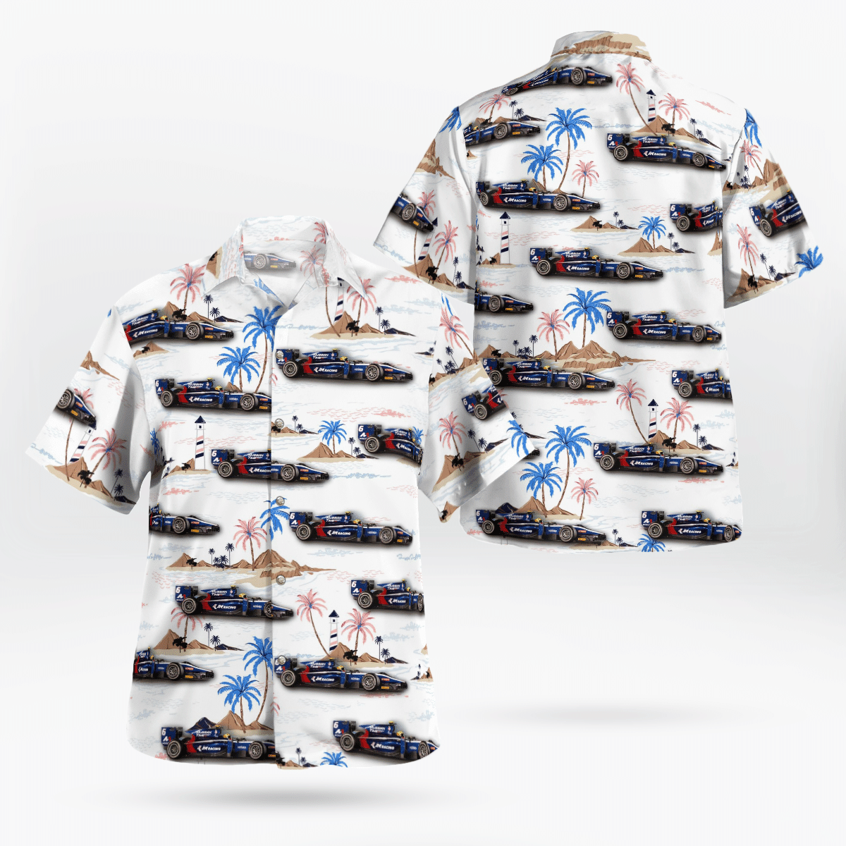 Dallara Gp2 11 Formula Two Hawaiian Shirt