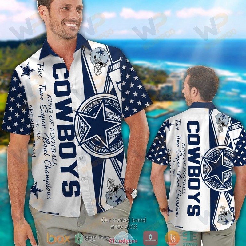 Dallas Cowboys King Of Football Hawaiian Shirt