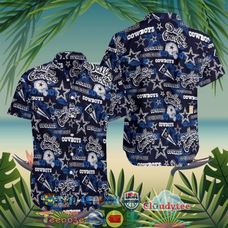 Dallas Cowboys Logo Nfl Hawaiian Shirt