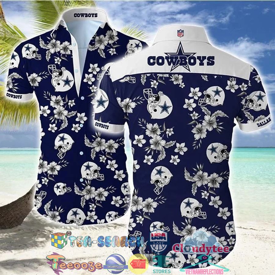 Dallas Cowboys Nfl Flower Hawaiian Shirt