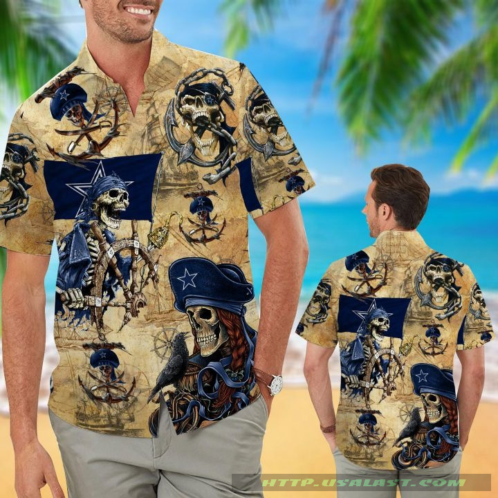 Dallas Cowboys Pirates Aloha Hawaiian Shirt