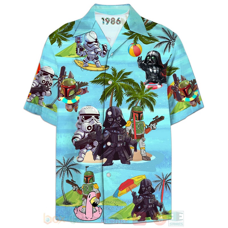 Darth Vader Boba Fett Hawaiian Shirt