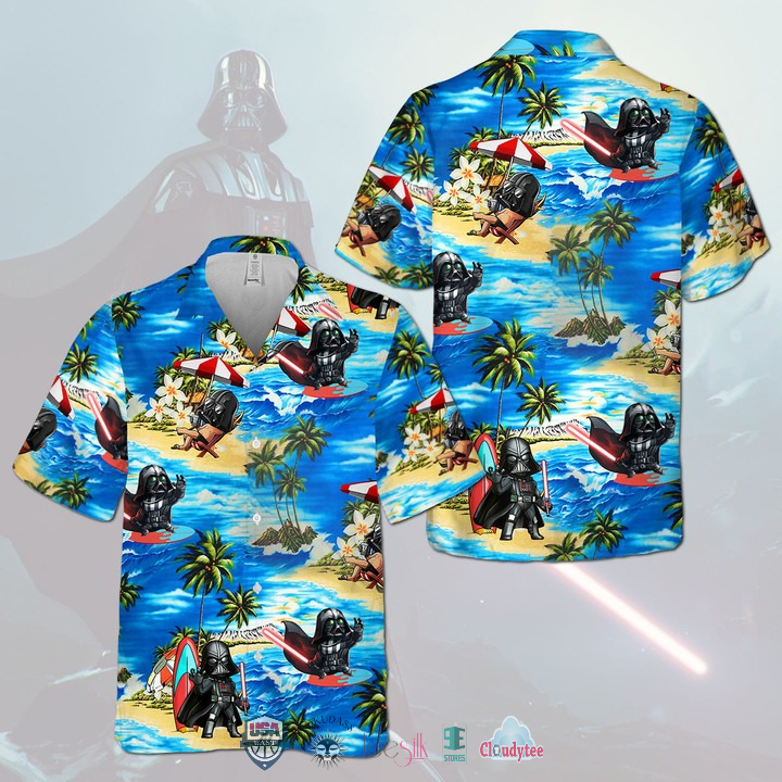 Darth Vader Chibi Aloha Hawaiian Shirt