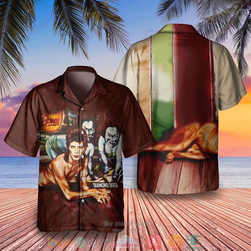 David Bowie Diamond Dogs Hawaiian Shirt