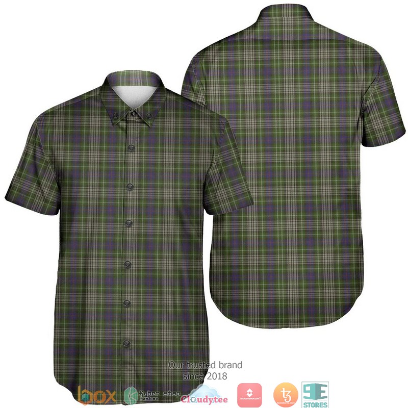 Davidson Tulloch Dress Tartan Short Sleeve Hawaiian Shirt