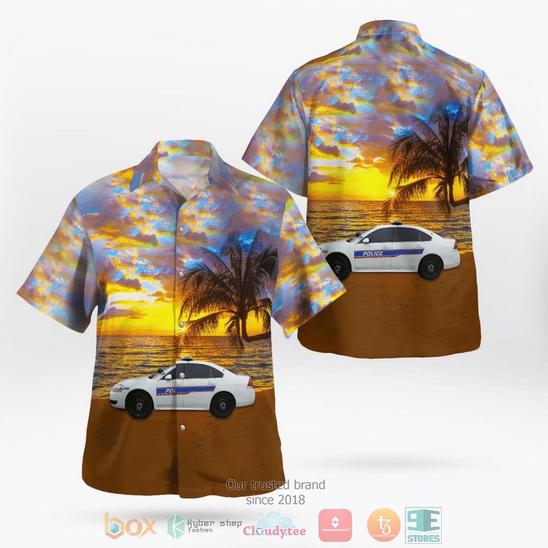 Daytona Beach Police Department Daytona Beach Florida Hawaiian Shirt