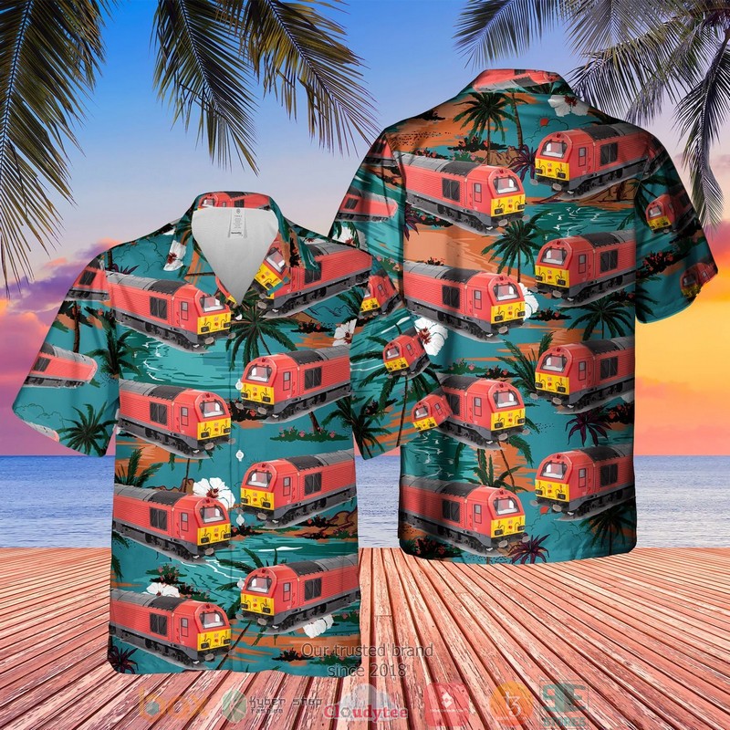 Db Schenker Class 67 Locomotive Train Hawaiian Shirt