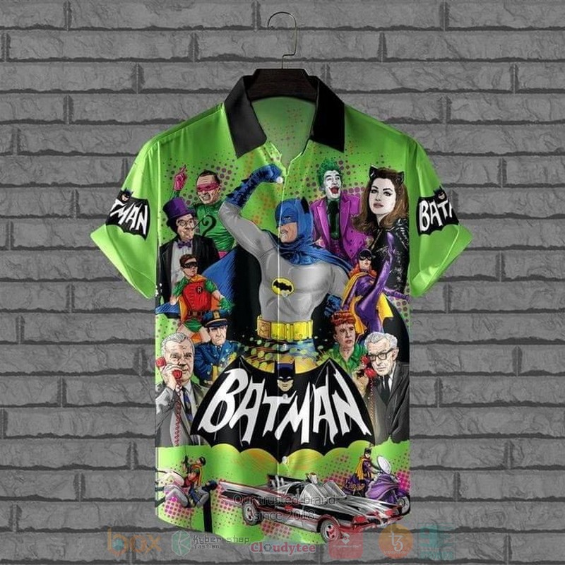 Dc Comics Batman Short Sleeve Hawaiian Shirt