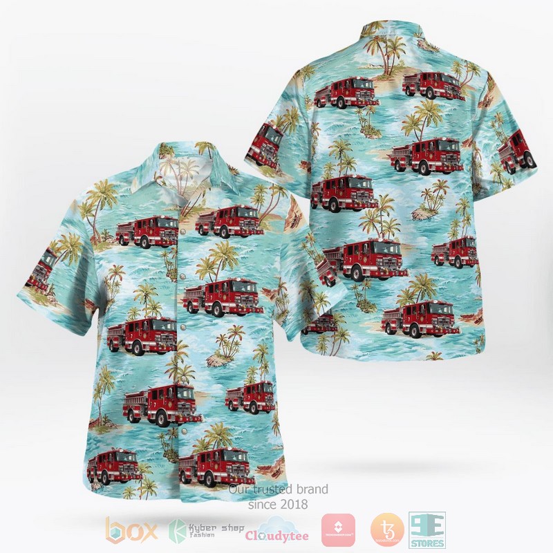 Deepwater Fire Department Hawaiian Shirt