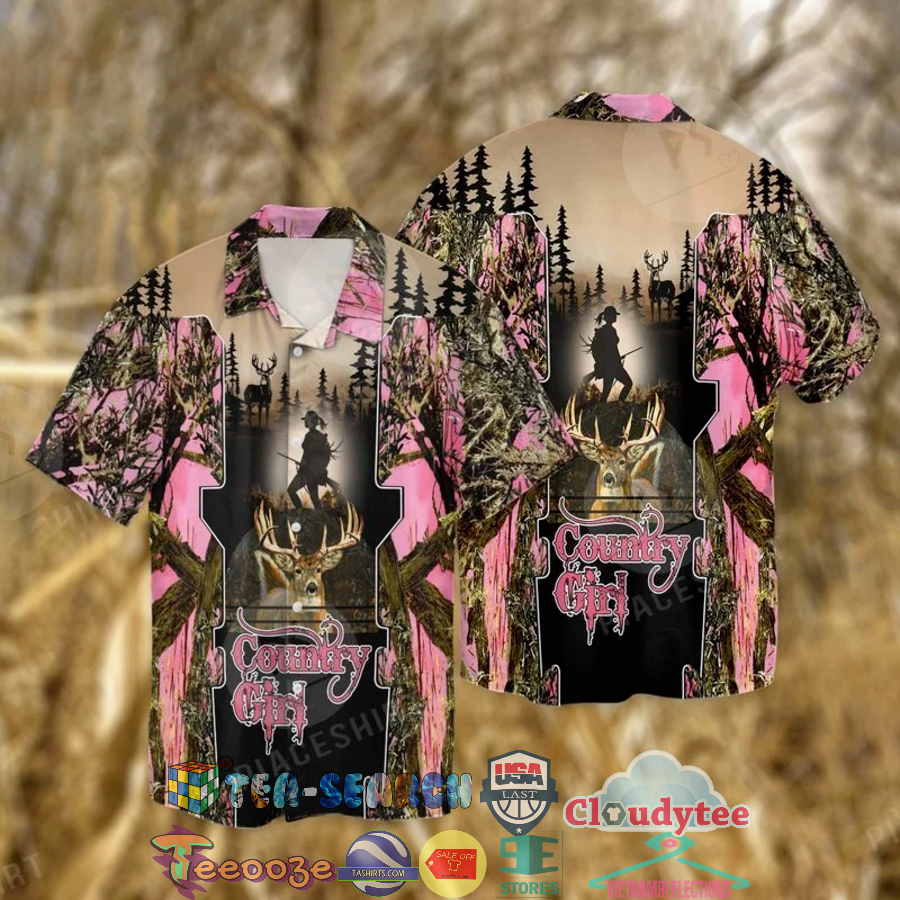 Deer Hunter Country Girl Hawaiian Shirt