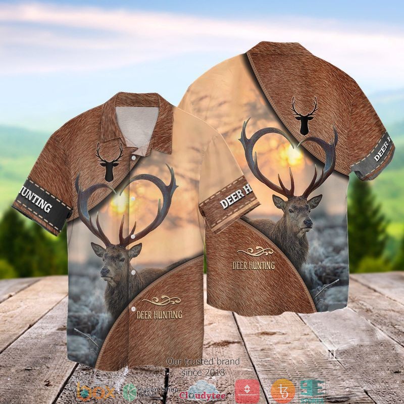 Deer Hunting Short Sleeve Hawaiian Shirt 2