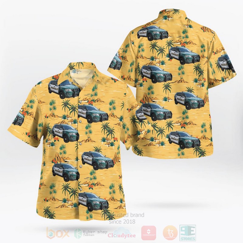 Deerfield Beach Broward County Florida Broward County Sheriff Office Deerfield Beach District Offices Ford Police Interceptor Utility Hawaiian Shirt