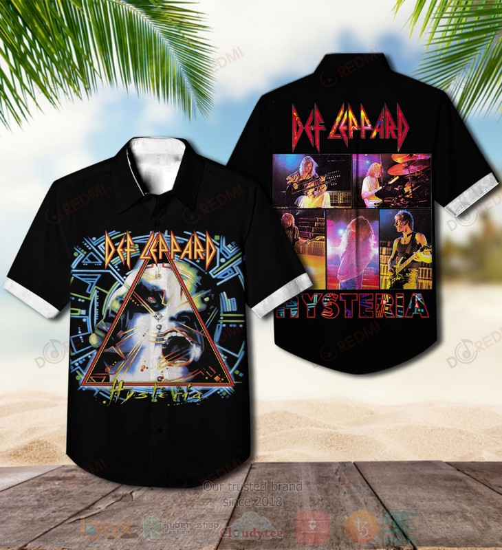 Def Leppard Hysteria Hawaiian Shirt