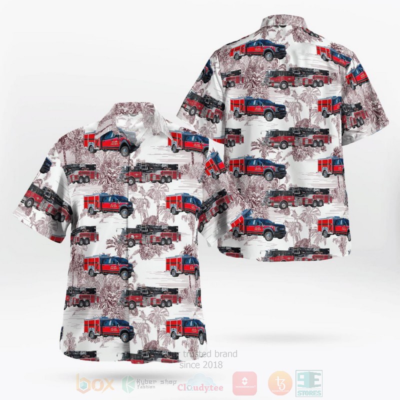 Delano Fire Department Delano Minnesota Hawaiian Shirt