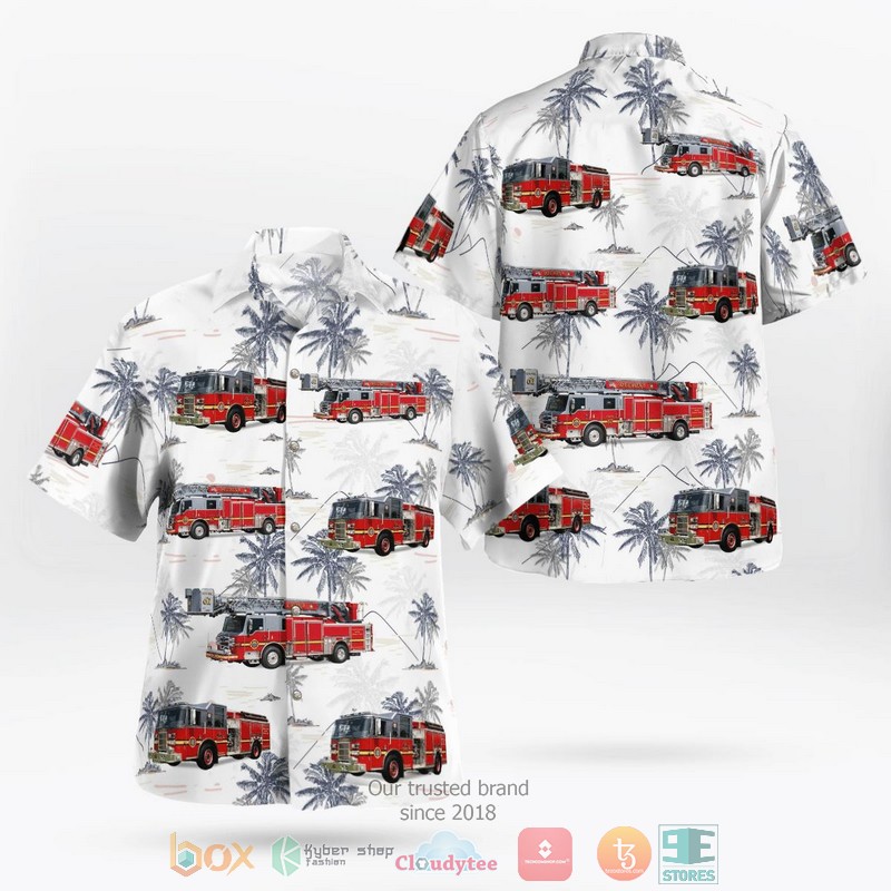 Deltona Fire Rescue Florida Hawaiian Shirt 2