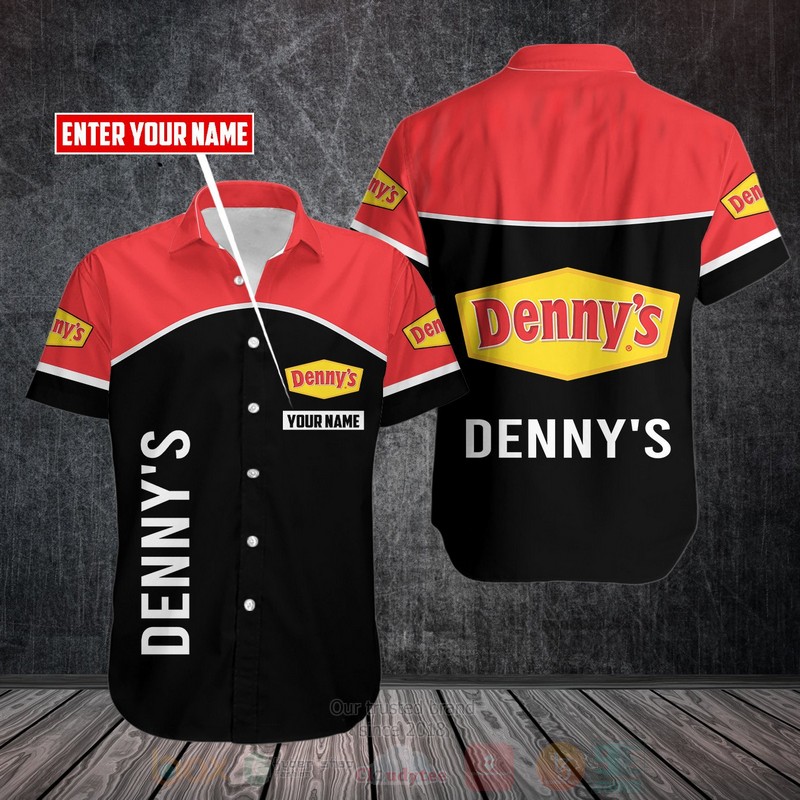 Dennys Custom Name Hawaiian Shirt