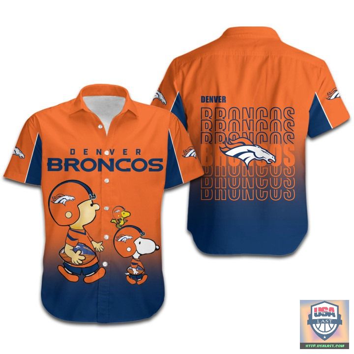 Denver Broncos American Football Team The Snoopy Show Hawaiian Shirt