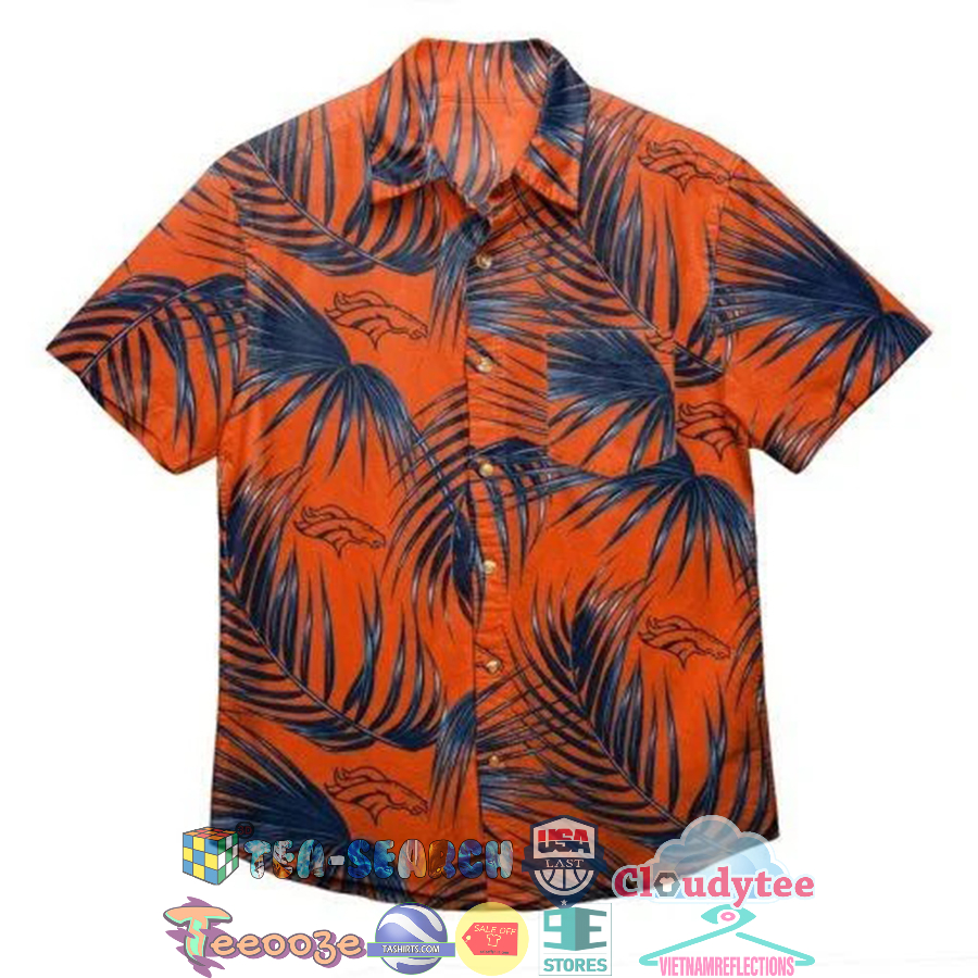 Denver Broncos Nfl Palm Tree Hawaiian Shirt 2