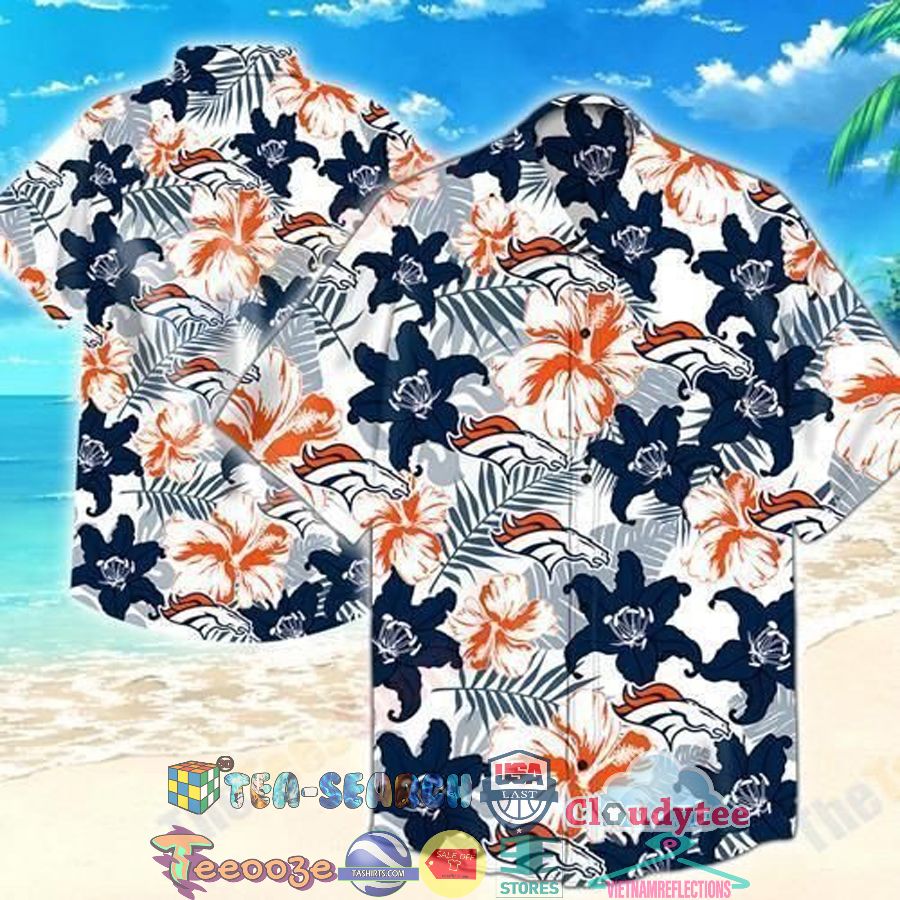 Denver Broncos Nfl Tropical Ver 3 Hawaiian Shirt