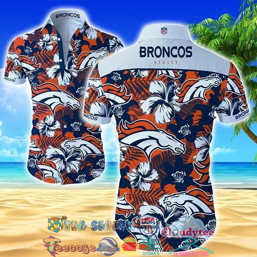 Denver Broncos Nfl Tropical Ver 4 Hawaiian Shirt