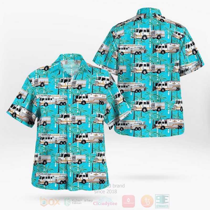 Denver Fire Department Colorado Fleet Hawaiian Shirt