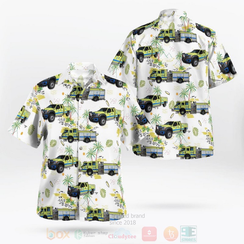 Denver International Airport Dia Arff Station 2 Dfd Station 32 Hawaiian Shirt