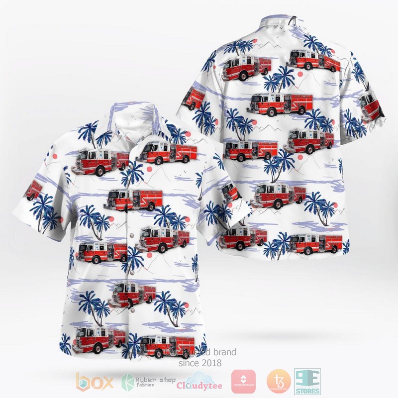 Destin Fire Control District Florida Hawaiian Shirt