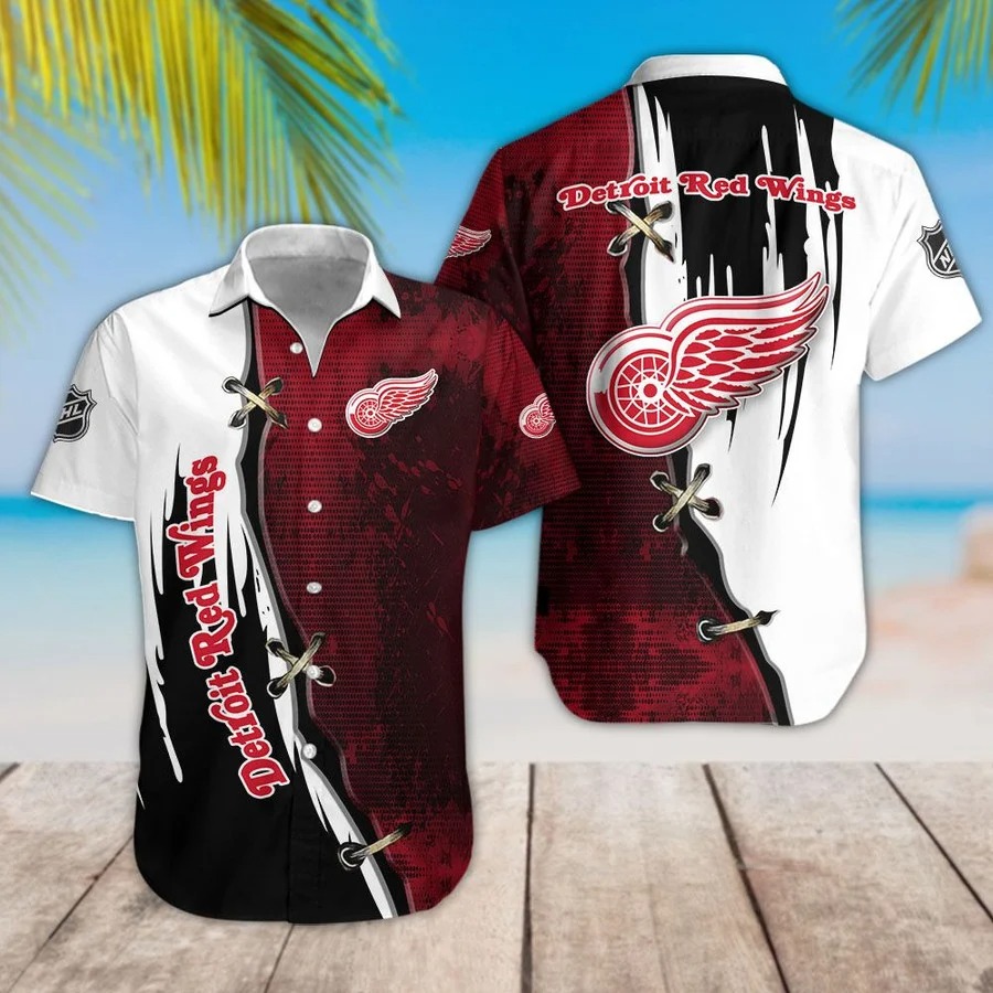 Detroit Red Wings Nhl Hawaiian Shirt