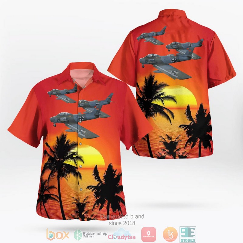 Deutsches Museum Flugwerft Schleissheim Canadair Cl 13B Sabre Mk6 Hawaiian Shirt