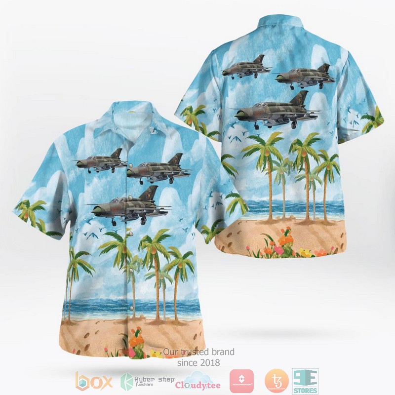 Deutsches Museum Flugwerft Schleissheim Mikoyan Gurevich Mig 21 Mf Hawaiian Shirt