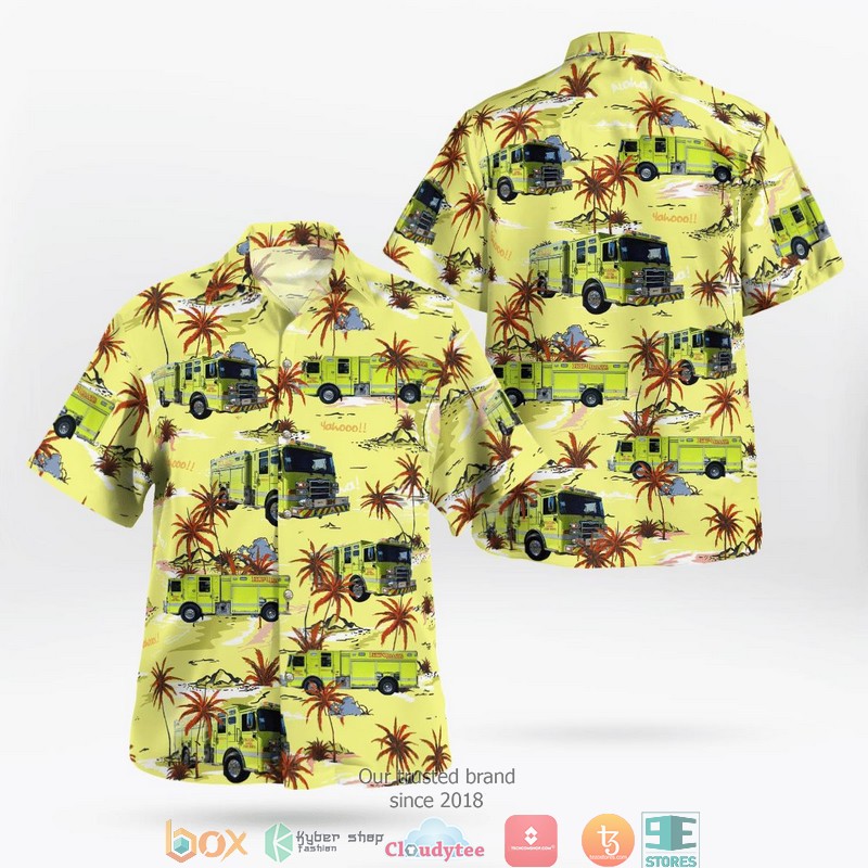 Dexter Area Fire Department Dexter Michigan Hawaiian Shirt