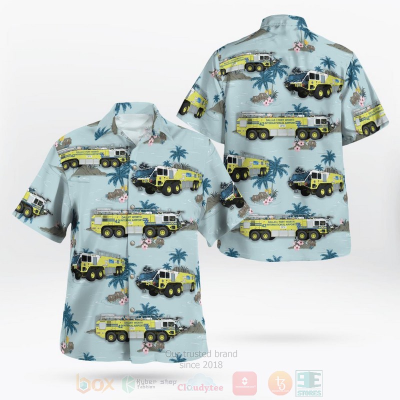 Dfw Airport Fire Department Hawaiian Shirt