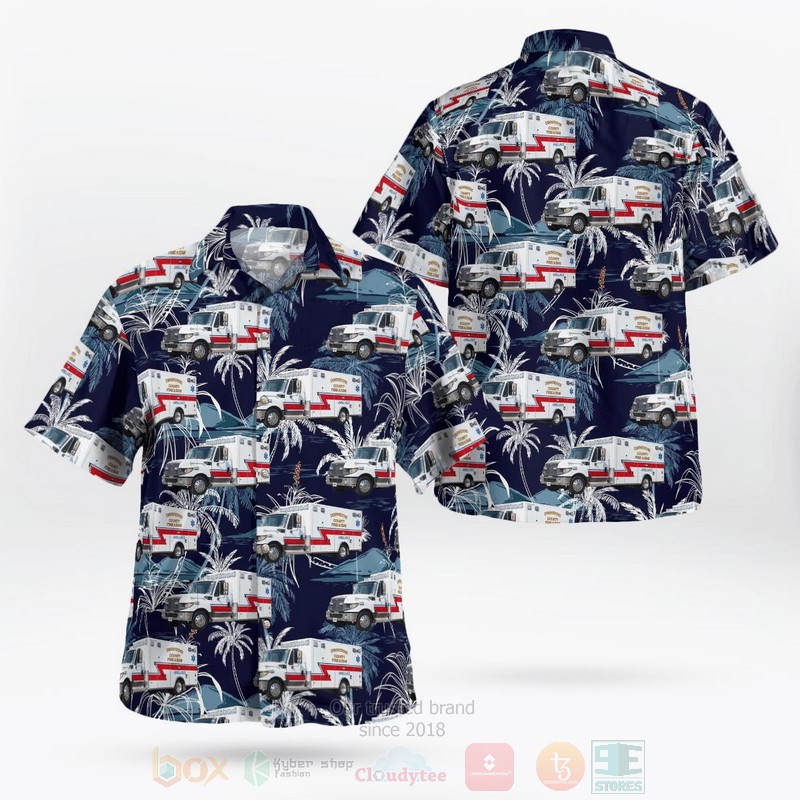 Dinwiddie Virginia Dinwiddie County Fire Ems Hawaiian Shirt