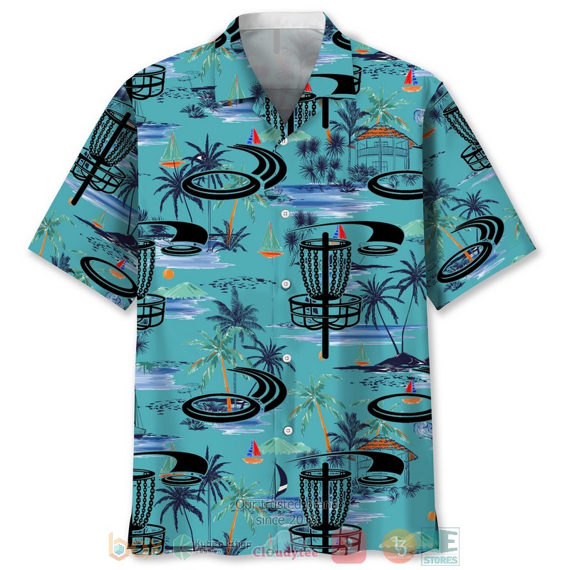 Disc Golf Beach Hawaiian Shirt