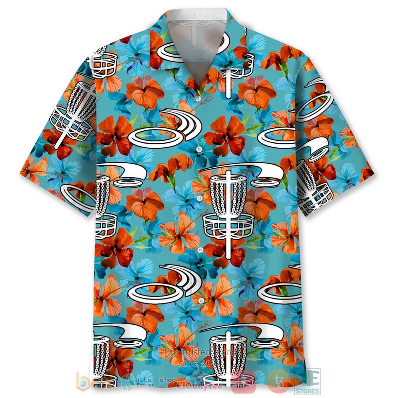 Disc Golf Nature Tropical Hawaiian Shirt