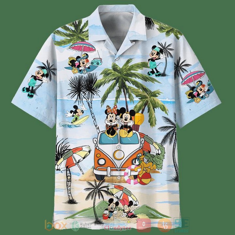 Disney Mickey And Minnie Hawaiian Shirt