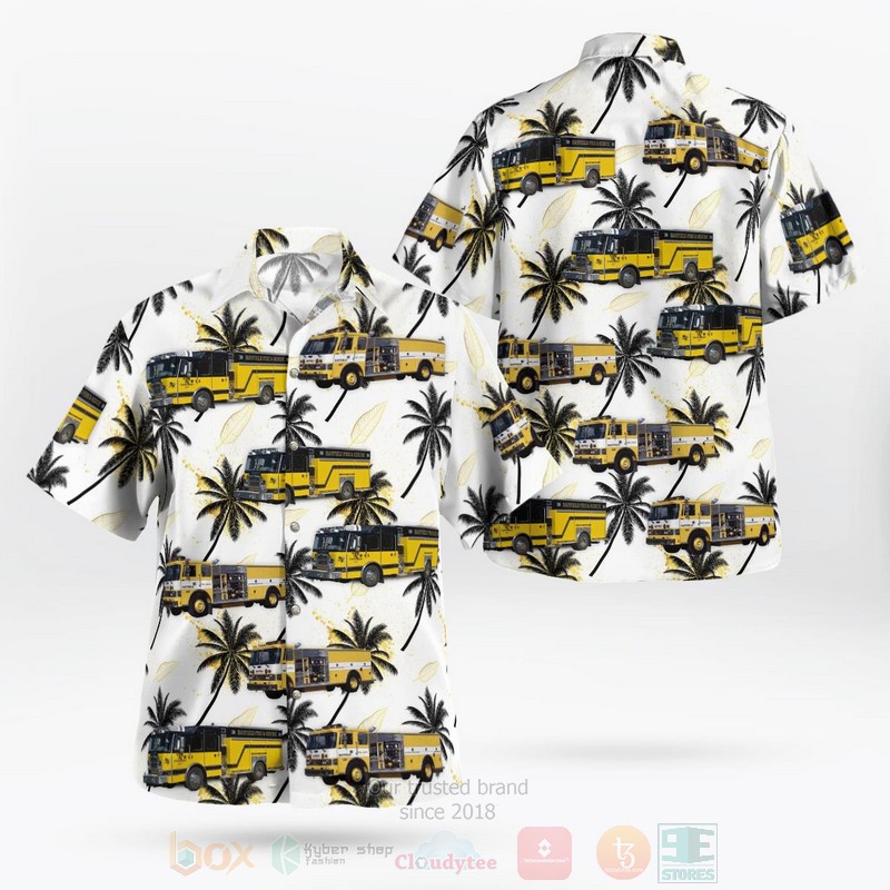 Dodge County Minnesota Hayfield Fire Department Hawaiian Shirt