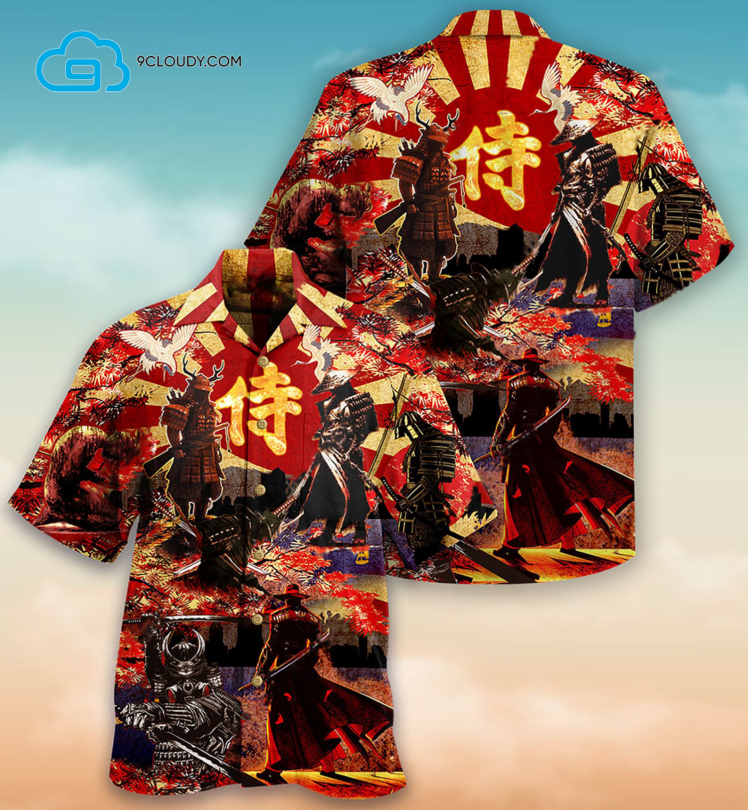 Dont Fear Of Death Fear The Unlived Life Samurai All Over Print Hawaiian Shirt