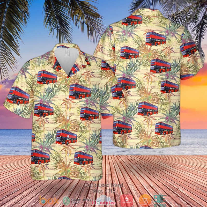 Double Decker Bus London Stagecoach Enviro40Hawaiian Shirt