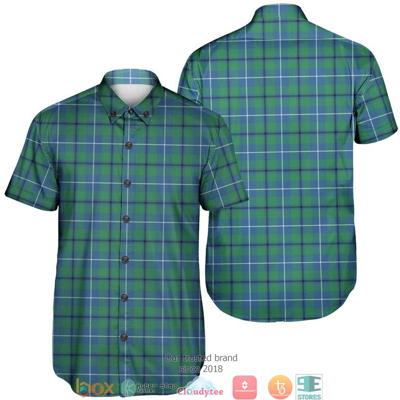 Douglas Ancient Tartan Short Sleeve Hawaiian Shirt