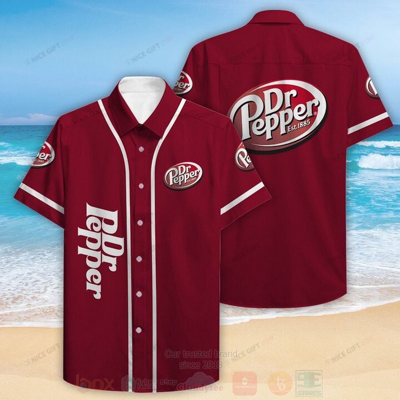 Dr Pepper Hawaiian Shirt